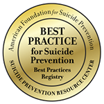 BEST Practice for suicide prevention seal